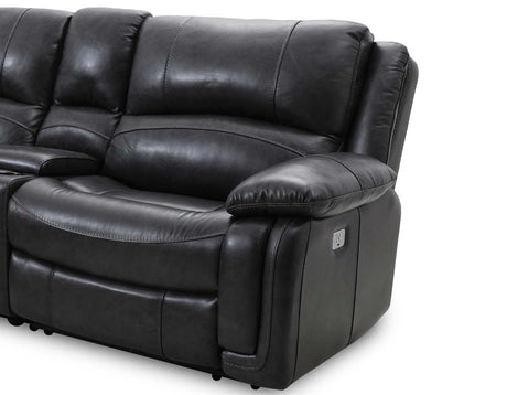 Denver RAF Dual-Power Recliner, Charcoal from Steve Silver - Luna Furniture