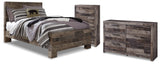 Derekson Full Panel Bed, Dresser and Chest from Ashley - Luna Furniture