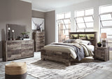 Derekson Full Panel Bed with Dresser in Multi Gray from Ashley - Luna Furniture
