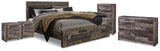 Derekson King Storage Bed, Dresser, Chest and 2 Nightstands from Ashley - Luna Furniture