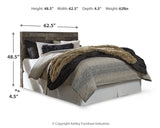 Derekson Multi Gray Queen Panel Headboard, Dresser, Chest and Nightstand from Ashley - Luna Furniture