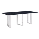 Desden Gray Rectangular Sintered Stone Dining Table from Coaster - Luna Furniture