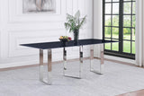 Desden Gray Rectangular Sintered Stone Dining Table from Coaster - Luna Furniture