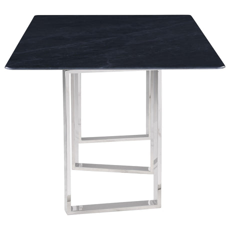 Desden Gray Rectangular Sintered Stone Dining Table from Coaster - Luna Furniture