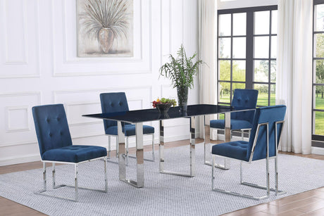 Desden Gray Rectangular Sintered Stone Dining Table from Coaster - Luna Furniture
