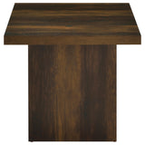 Devar Dark Pine 2-Piece Square Coffee and End Table Set from Coaster - Luna Furniture