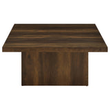 Devar Dark Pine 3-Piece Square Coffee and End Table Set from Coaster - Luna Furniture