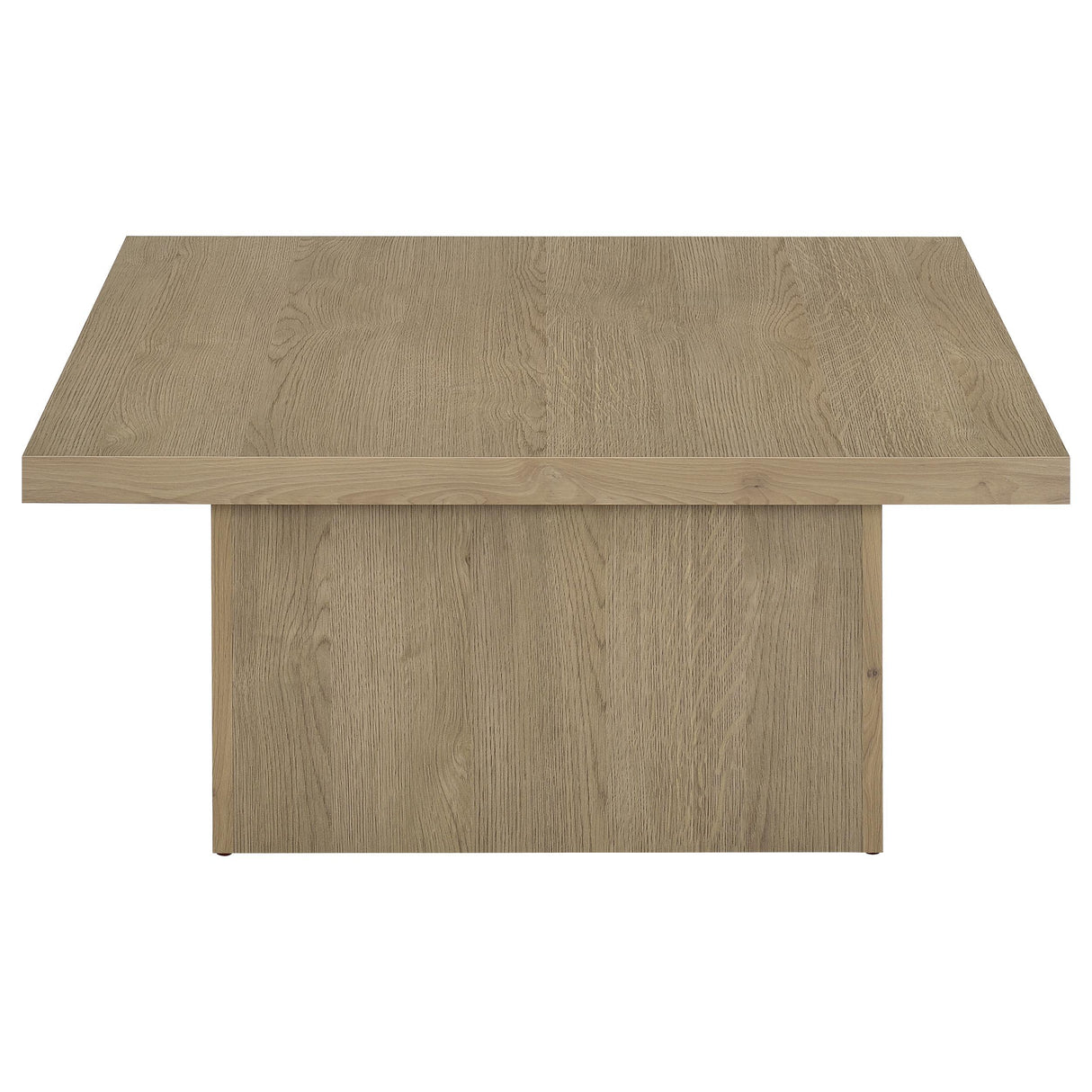 Devar Latte Square Engineered Wood Cocktail Coffee Table from Coaster - Luna Furniture