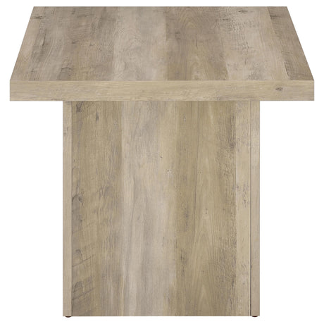 Devar Distressed Pine Square Engineered Wood End Table from Coaster - Luna Furniture