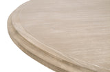 Devon 54" Round Extension Dining Table in Natural Gray Acacia from Essentials For Living - Luna Furniture