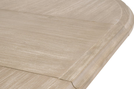 Devon 54" Round Extension Dining Table in Natural Gray Acacia from Essentials For Living - Luna Furniture