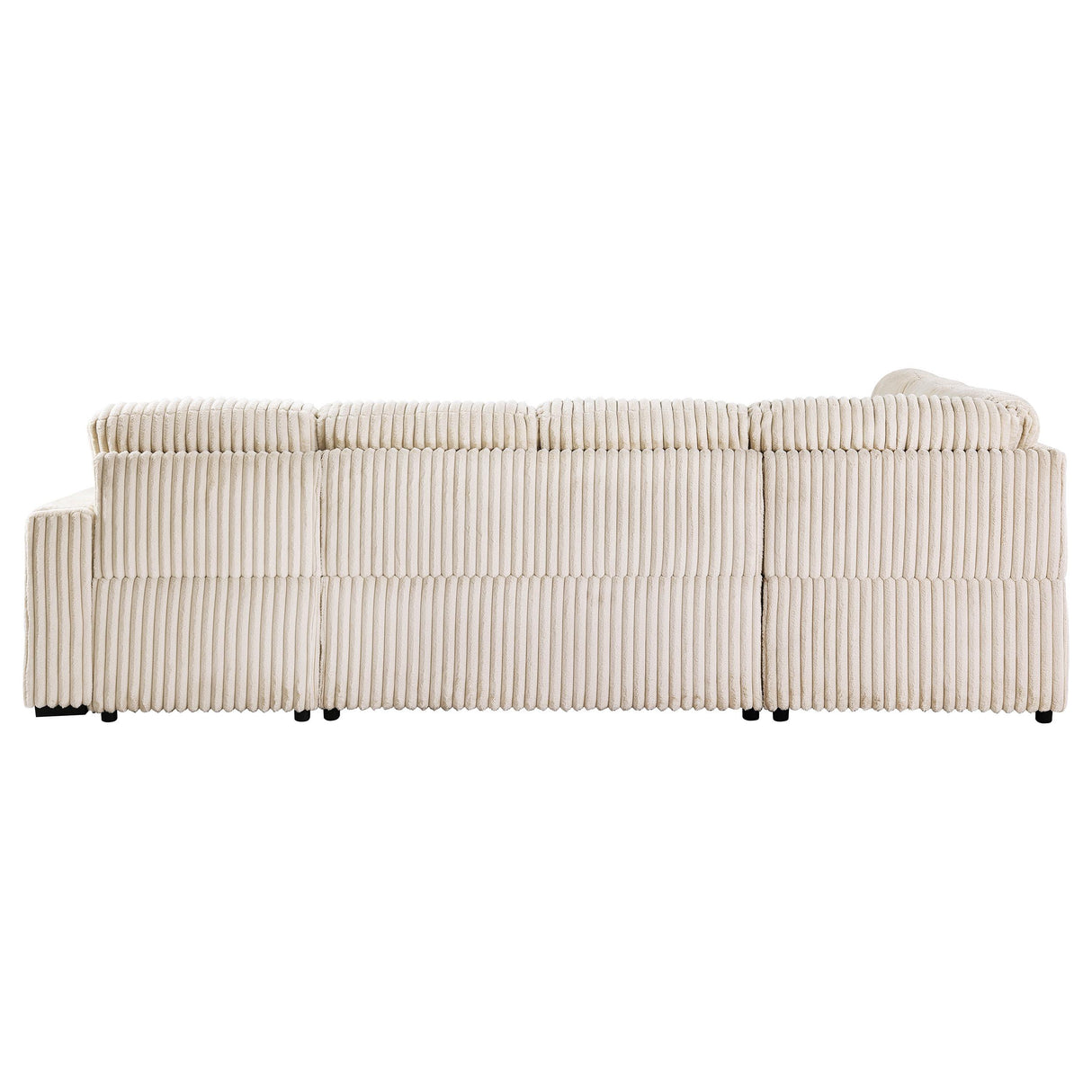 Devonshire Camel Sleeper Sectional Sofa Storage Chaise from Coaster - Luna Furniture