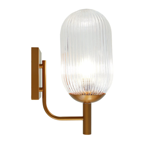Dewdrop Wall Lamp - Bronze and Clear from Ashcroft Furniture - Luna Furniture