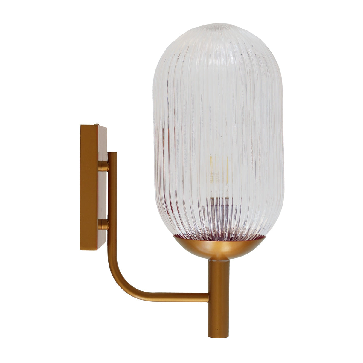 Dewdrop Wall Lamp - Bronze and Clear from Ashcroft Furniture - Luna Furniture