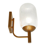Dewdrop Wall Lamp - Bronze and Clear from Ashcroft Furniture - Luna Furniture