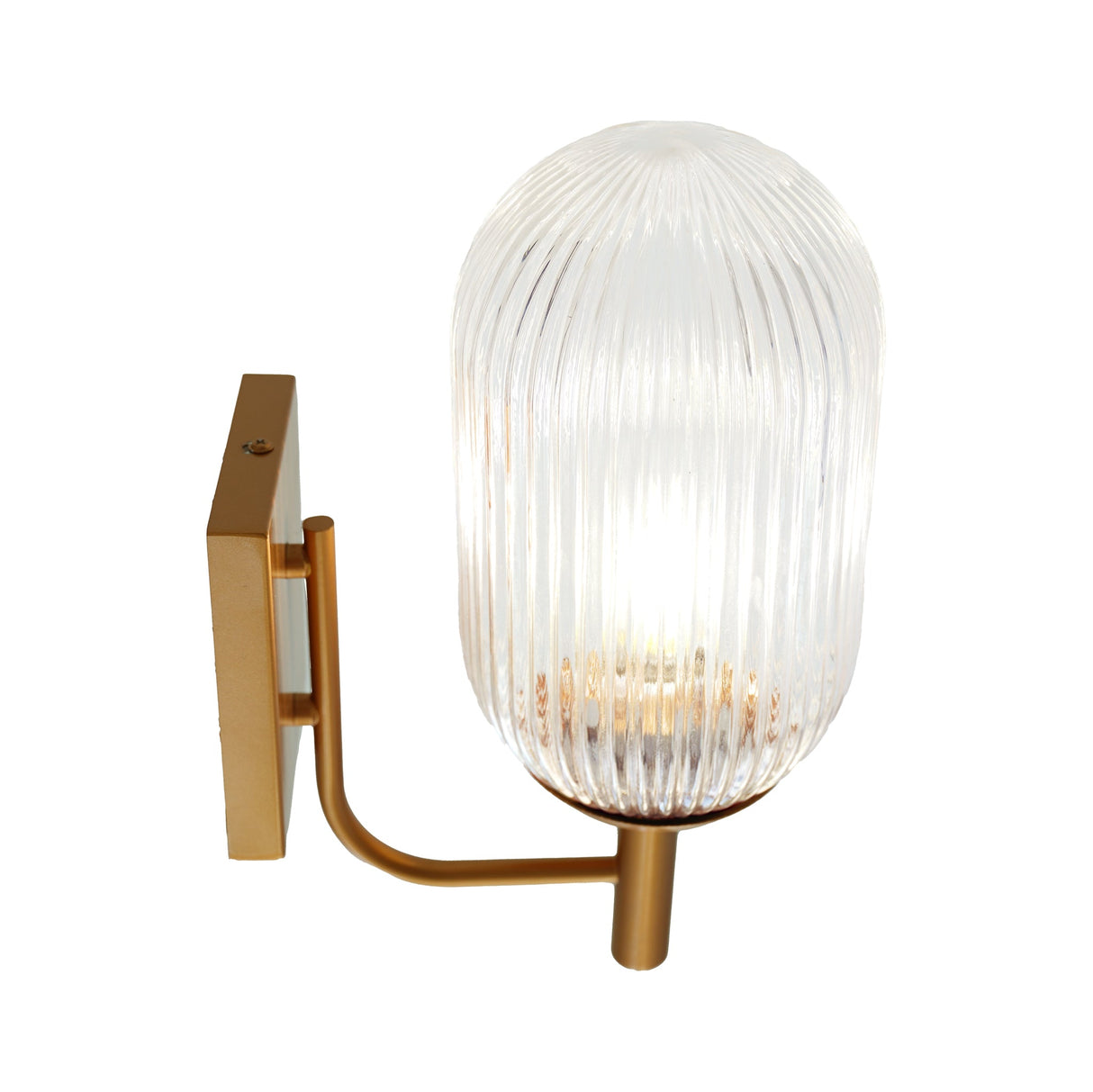 Dewdrop Wall Lamp - Bronze and Clear from Ashcroft Furniture - Luna Furniture