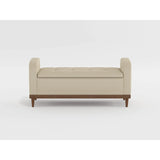 Brigitte Gray Lift Top Storage Bench from Homelegance - Luna Furniture