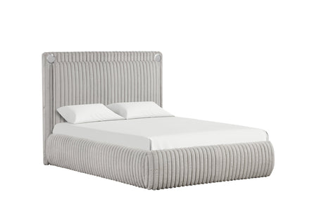 Diana Gray Queen Platform Bed from Happy Homes - Luna Furniture