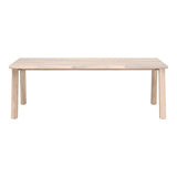 Diego Outdoor Dining Table in Gray Teak from Essentials For Living - Luna Furniture