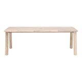 Diego Outdoor Dining Table in Gray Teak from Essentials For Living - Luna Furniture