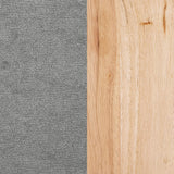 Diego Grey Upholstered Accent Arm Chair with Wood Arms from Coaster - Luna Furniture