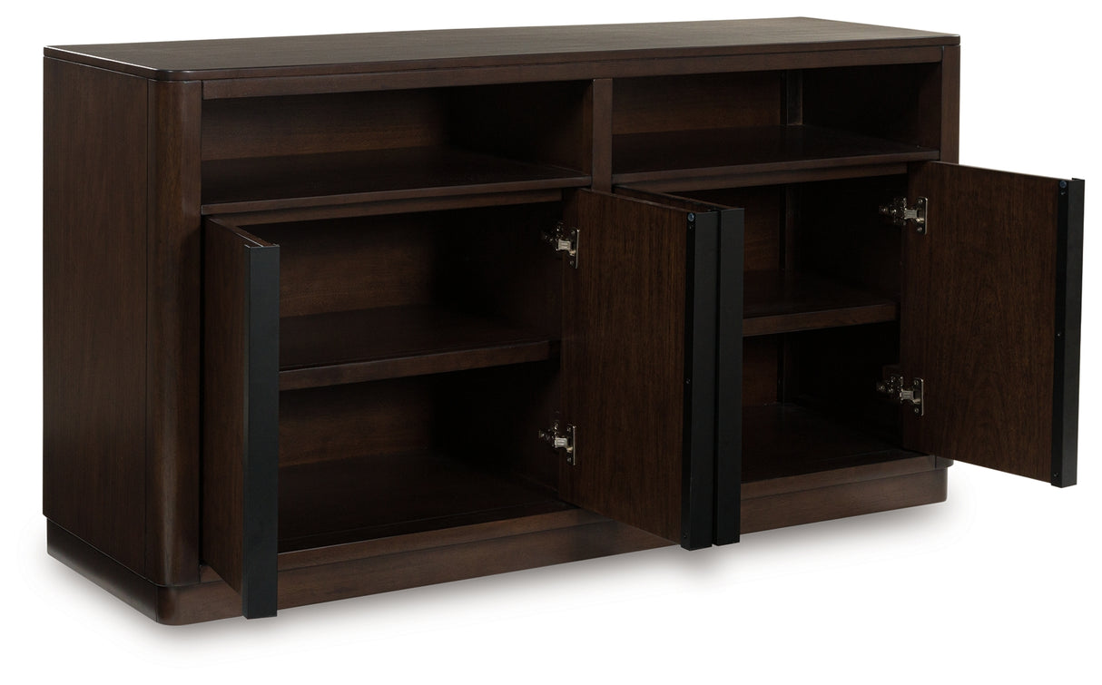Dilenno Dark Brown Dining Server from Ashley - Luna Furniture