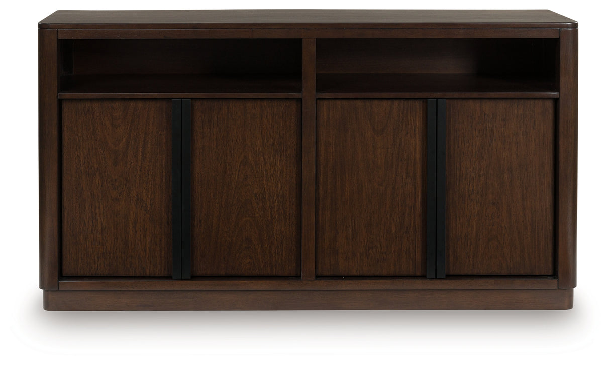 Dilenno Dark Brown Dining Server from Ashley - Luna Furniture