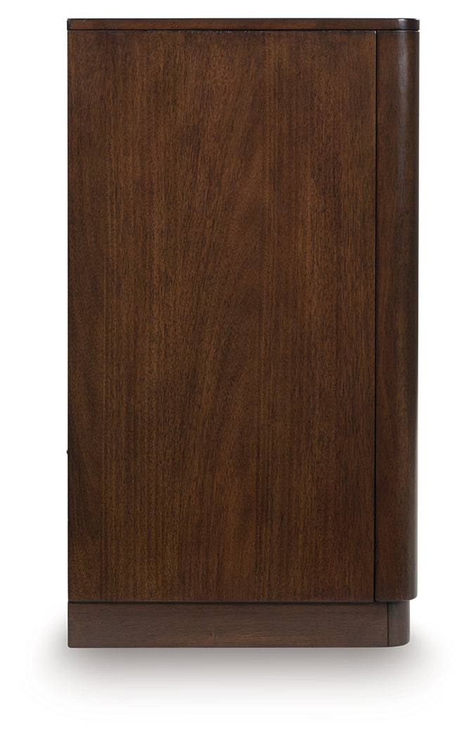 Dilenno Dark Brown Dining Server from Ashley - Luna Furniture