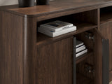 Dilenno Dark Brown Dining Server from Ashley - Luna Furniture
