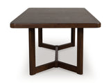 Dilenno Dining Table and 8 Chairs in Dark Brown from Ashley - Luna Furniture