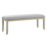 Carena Backless Dining Bench Gray from Steve Silver - Luna Furniture