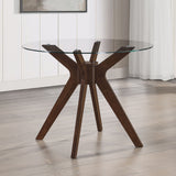 Zen 5-Piece Counter Set with Orange Velvet Counter Chairs from Steve Silver - Luna Furniture