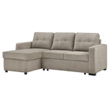 Noah Tan Flippable Convertible Storage Sleeper Chofa from Steve Silver - Luna Furniture