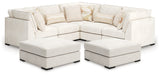 Donelson Creek 5-Piece Sectional and 2 Oversized Ottomans from Ashley - Luna Furniture
