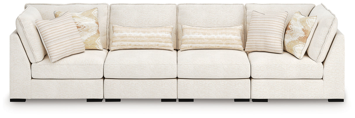 Donelson Creek Vanilla 4-Piece Modular Sectional from Ashley - Luna Furniture