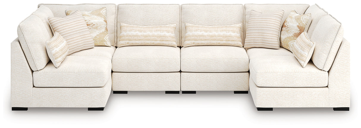 Donelson Creek Vanilla 6-Piece Modular Sectional from Ashley - Luna Furniture