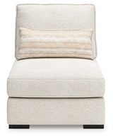 Donelson Creek Vanilla Armless Chair from Ashley - Luna Furniture