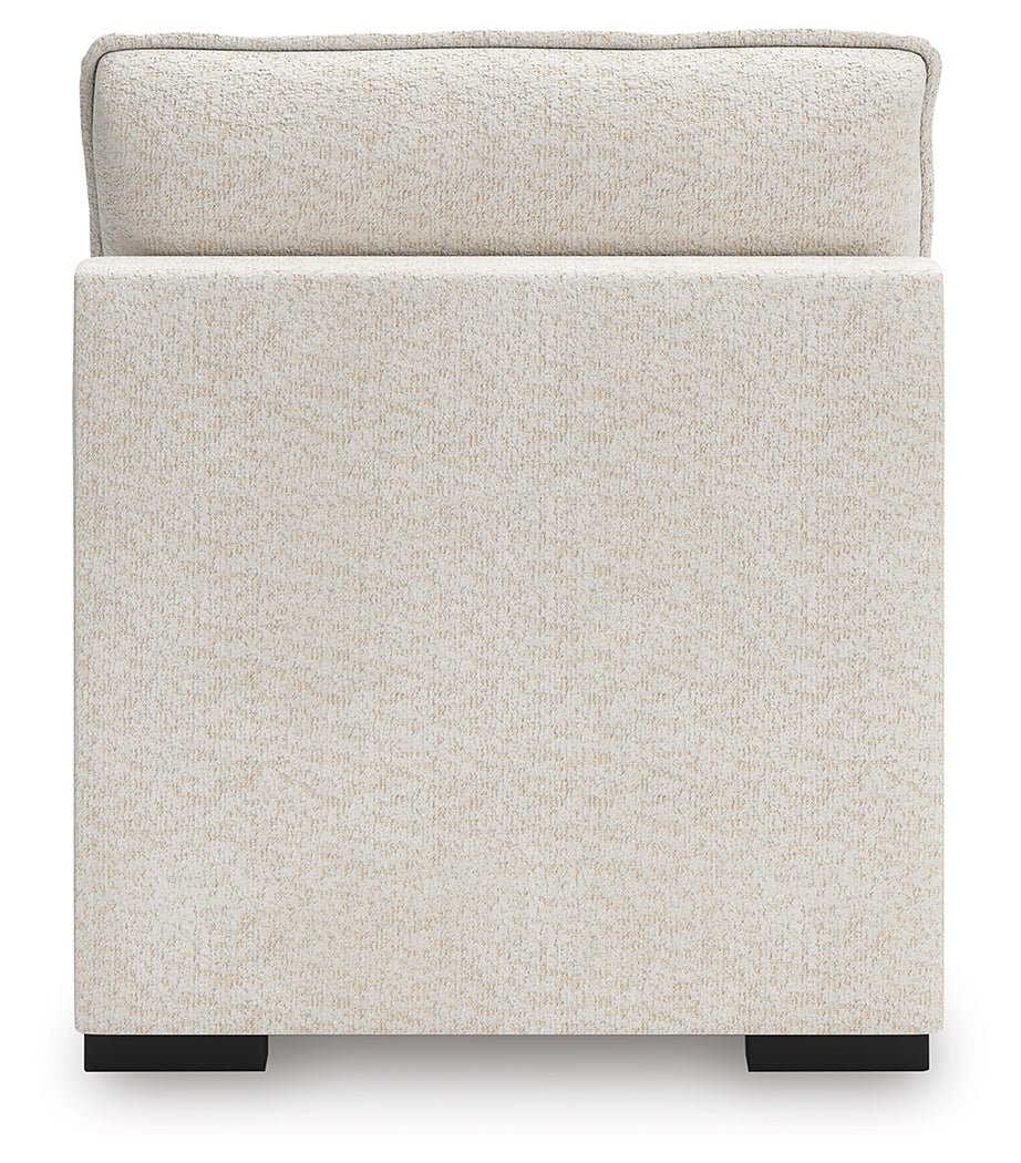 Donelson Creek Vanilla Armless Chair from Ashley - Luna Furniture