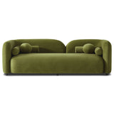 Donna Olive Green Japandi Style Velvet Sofa from Midinmod - Luna Furniture