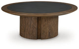 Dontayne Warm Brown Coffee Table from Ashley - Luna Furniture