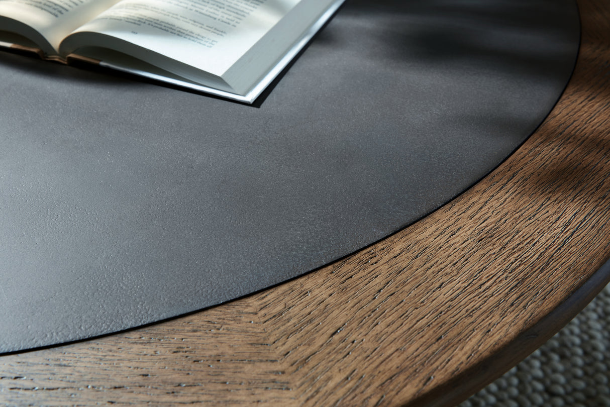 Dontayne Warm Brown Coffee Table from Ashley - Luna Furniture