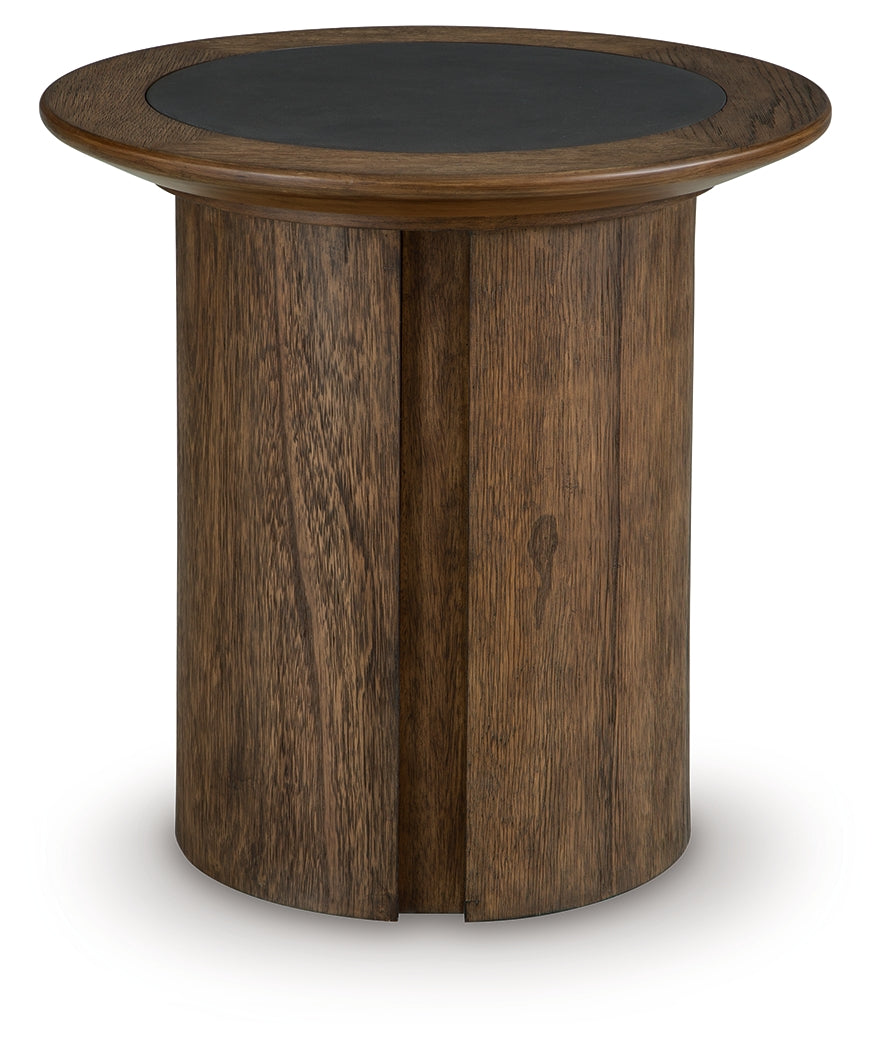 Dontayne Warm Brown End Table from Ashley - Luna Furniture