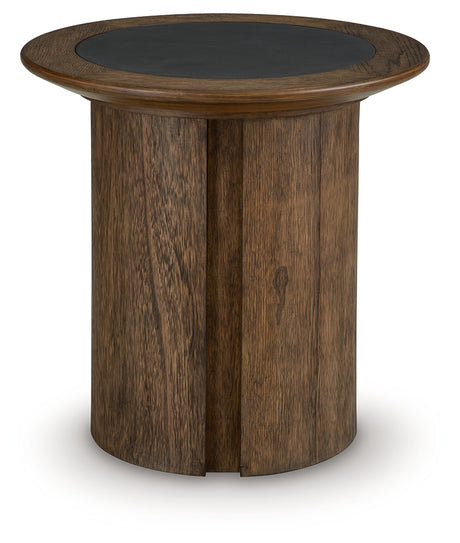 Dontayne Warm Brown End Table from Ashley - Luna Furniture