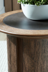 Dontayne Warm Brown End Table from Ashley - Luna Furniture