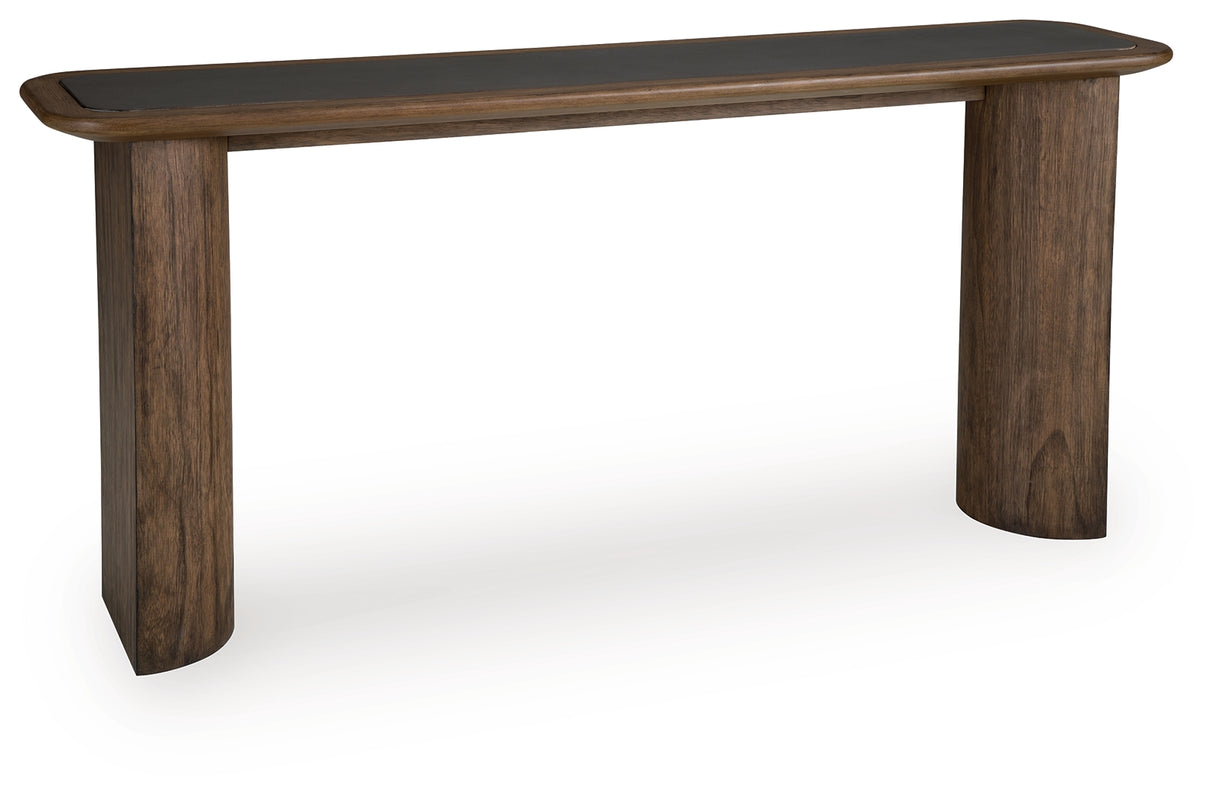 Dontayne Warm Brown Sofa Table from Ashley - Luna Furniture