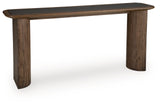 Dontayne Warm Brown Sofa Table from Ashley - Luna Furniture