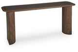 Dontayne Warm Brown Sofa Table from Ashley - Luna Furniture