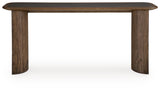 Dontayne Warm Brown Sofa Table from Ashley - Luna Furniture
