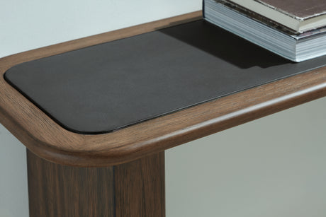 Dontayne Warm Brown Sofa Table from Ashley - Luna Furniture