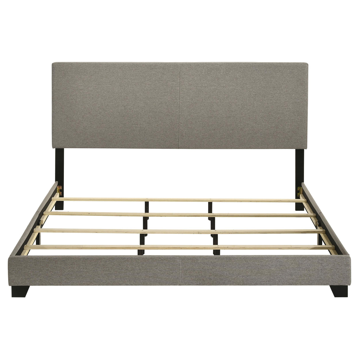 Dorian Taupe Upholstered California King Panel Bed from Coaster - Luna Furniture